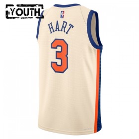 Dres New York Knicks Josh Hart Nike 2025-26 City Edition Bijela Swingman - Dječji